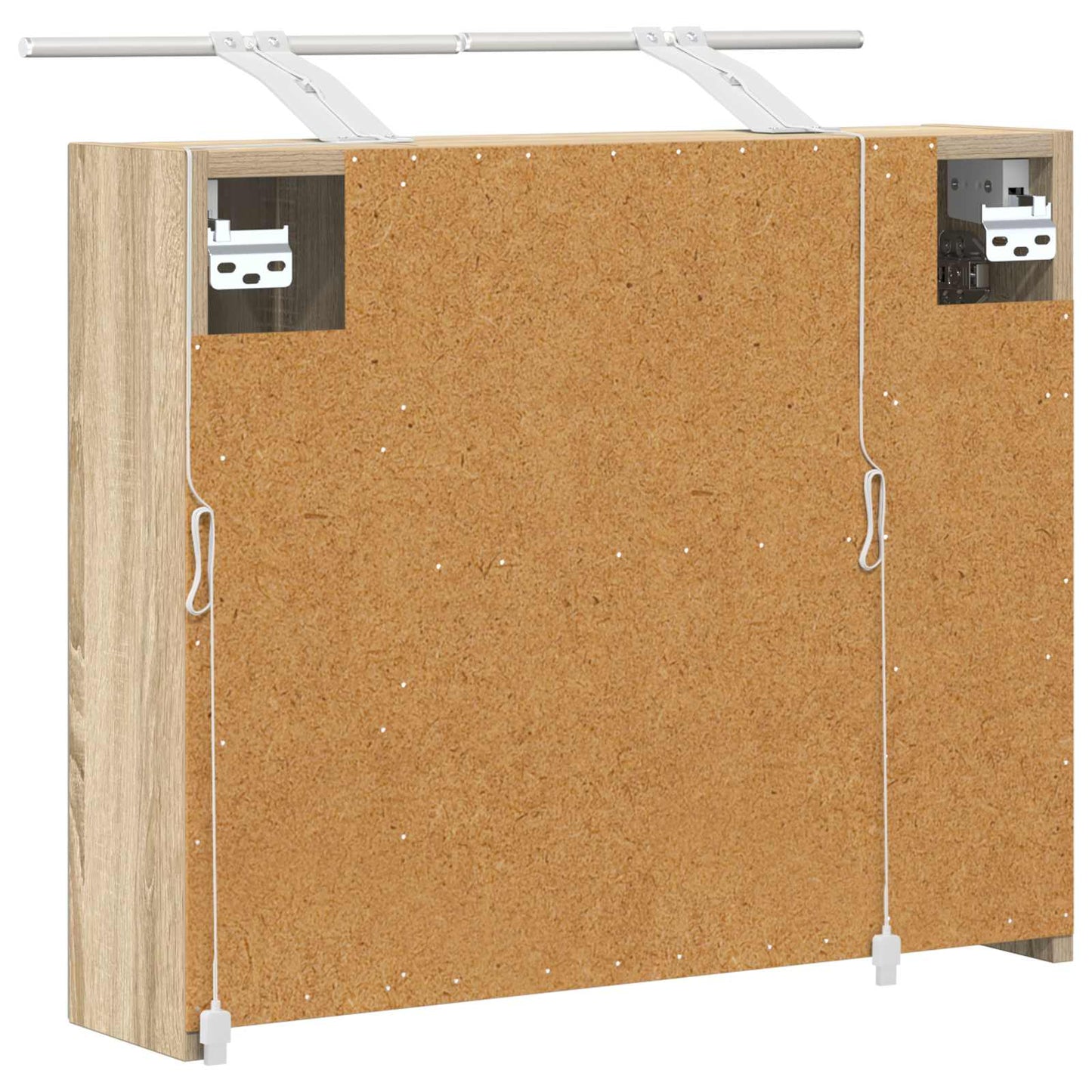 Bathroom Mirror Cabinet Sonoma Oak 60 x 14.5 x 50 cm