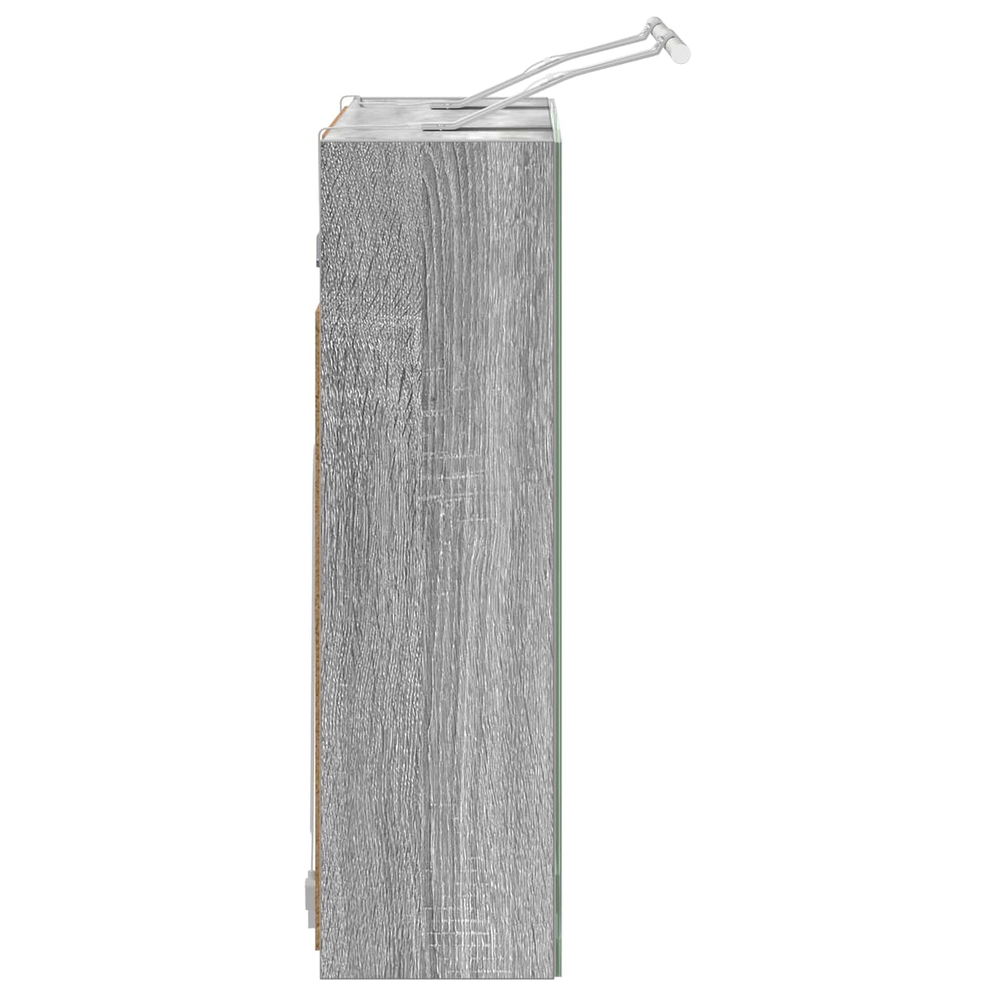 Bathroom Mirror Cabinet Grey Sonoma 60 x 14.5 x 50 cm