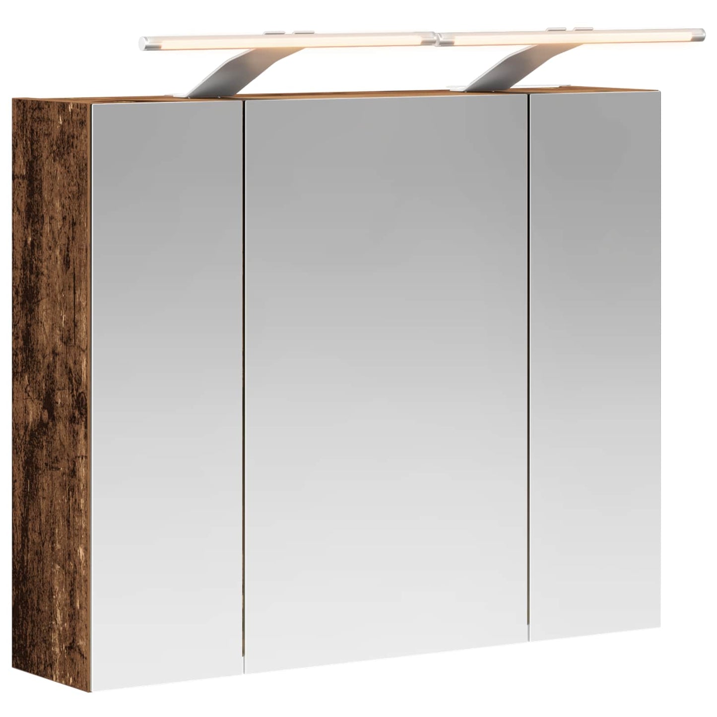 Bathroom Mirror Cabinet Old Wood 60 x 14.5 x 50 cm