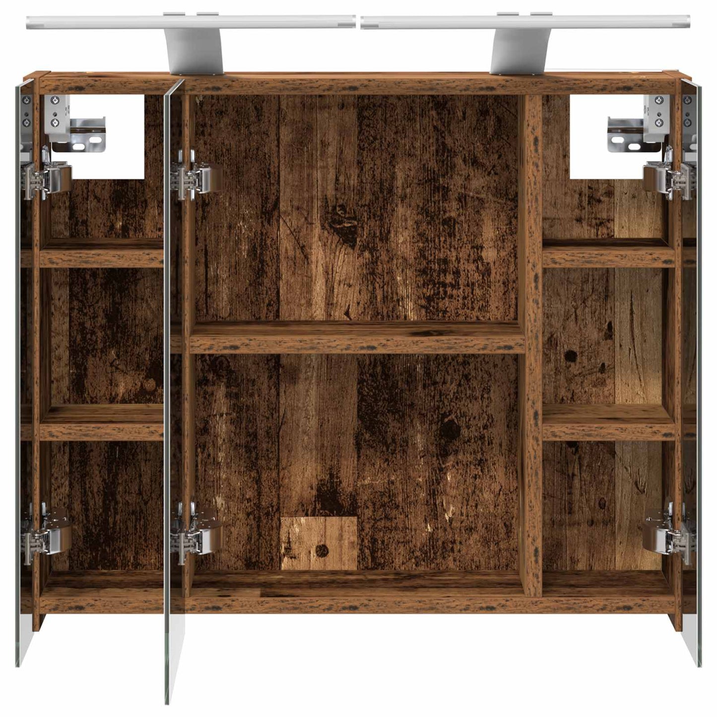 Bathroom Mirror Cabinet Old Wood 60 x 14.5 x 50 cm