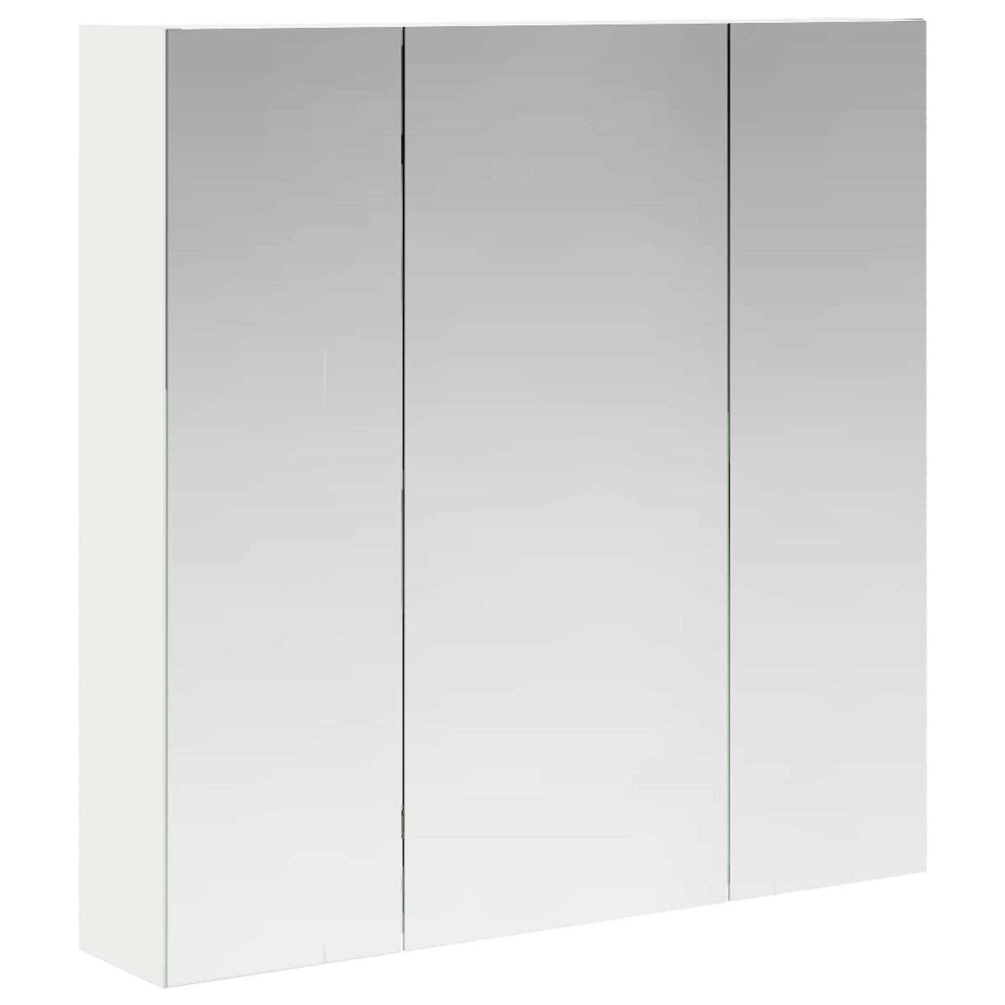 Bathroom Mirror Cabinet White 70 x 14.5 x 70 cm Engineered wood