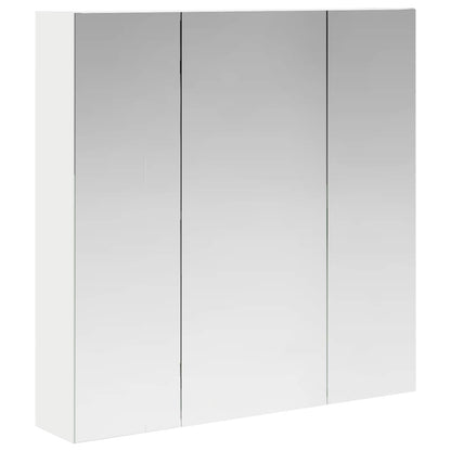 Bathroom Mirror Cabinet White 70 x 14.5 x 70 cm Engineered wood