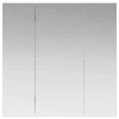 Bathroom Mirror Cabinet White 70 x 14.5 x 70 cm Engineered wood