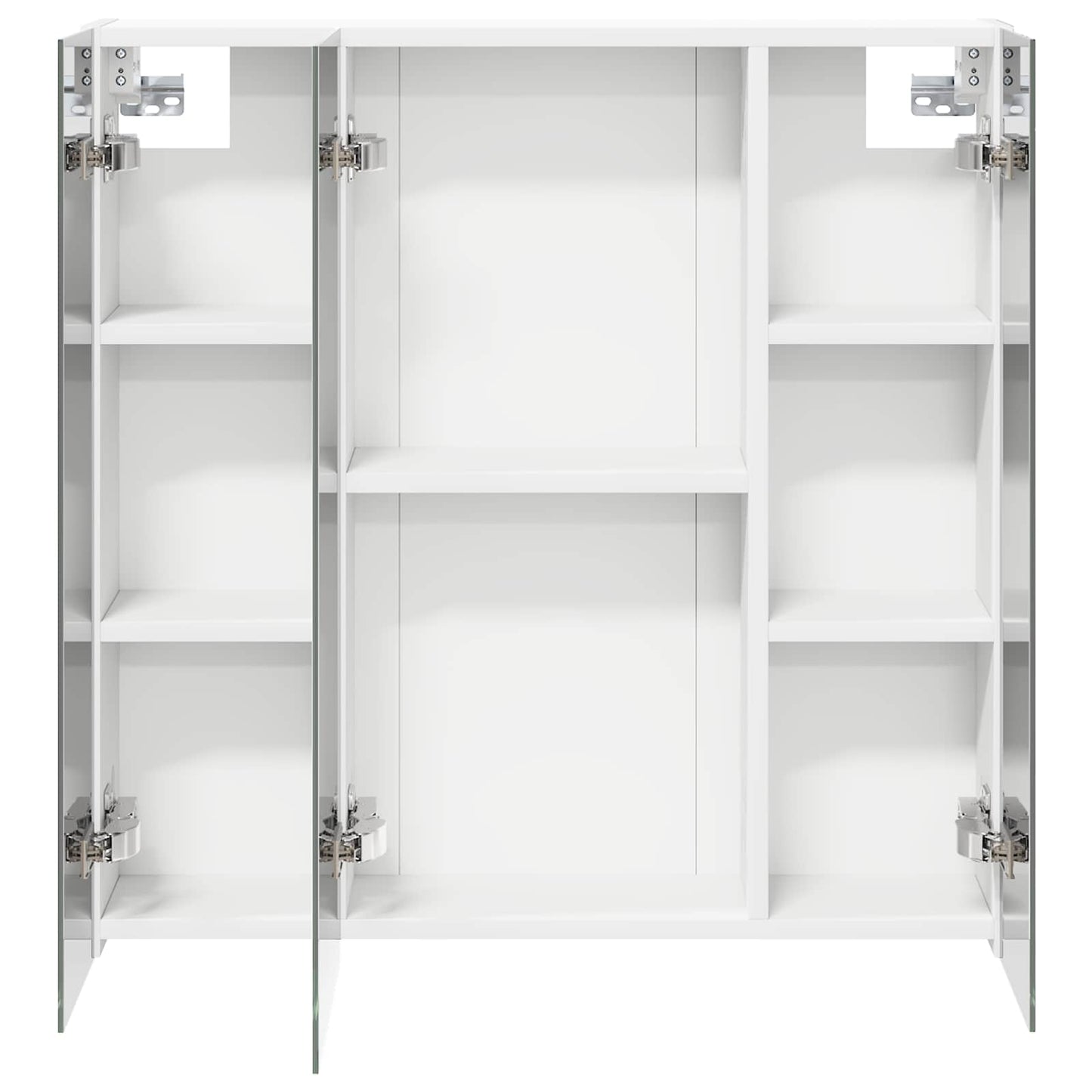 Bathroom Mirror Cabinet White 70 x 14.5 x 70 cm Engineered wood