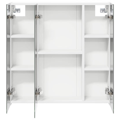 Bathroom Mirror Cabinet White 70 x 14.5 x 70 cm Engineered wood