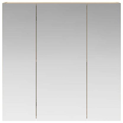Bathroom Mirror Cabinet Sonoma Oak 70 x 14.5 x 70 cm