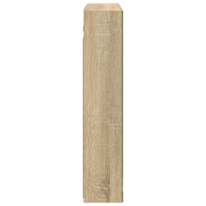 Bathroom Mirror Cabinet Sonoma Oak 70 x 14.5 x 70 cm