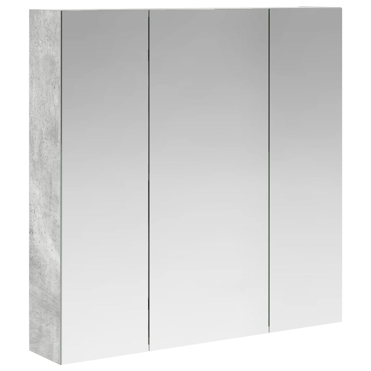 Bathroom Mirror Cabinet Concrete Grey 70 x 14.5 x 70 cm
