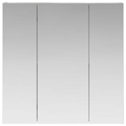 Bathroom Mirror Cabinet Concrete Grey 70 x 14.5 x 70 cm