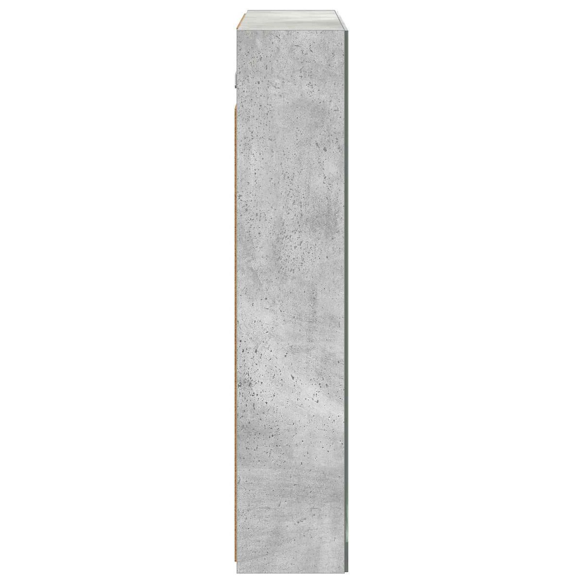 Bathroom Mirror Cabinet Concrete Grey 70 x 14.5 x 70 cm