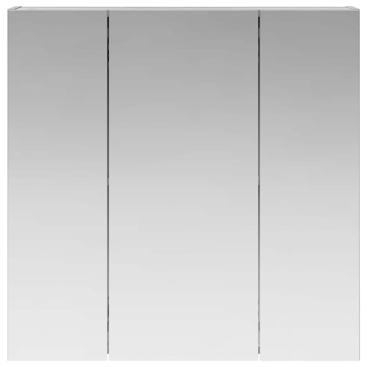 Bathroom Mirror Cabinet Grey Sonoma 70 x 14.5 x 70 cm