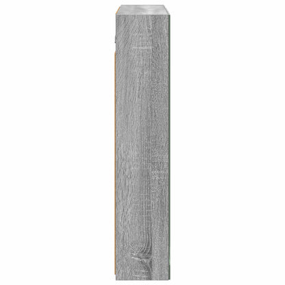 Bathroom Mirror Cabinet Grey Sonoma 70 x 14.5 x 70 cm