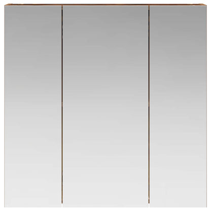 Bathroom Mirror Cabinet Old Wood 70 x 14.5 x 70 cm