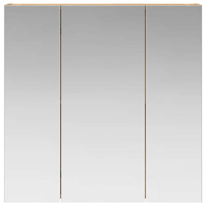 Bathroom Mirror Cabinet Artisian Oak 70 x 14.5 x 70 cm