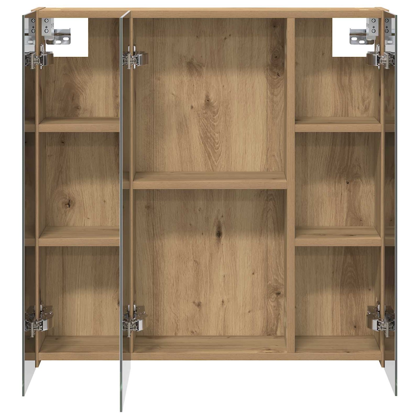 Bathroom Mirror Cabinet Artisian Oak 70 x 14.5 x 70 cm
