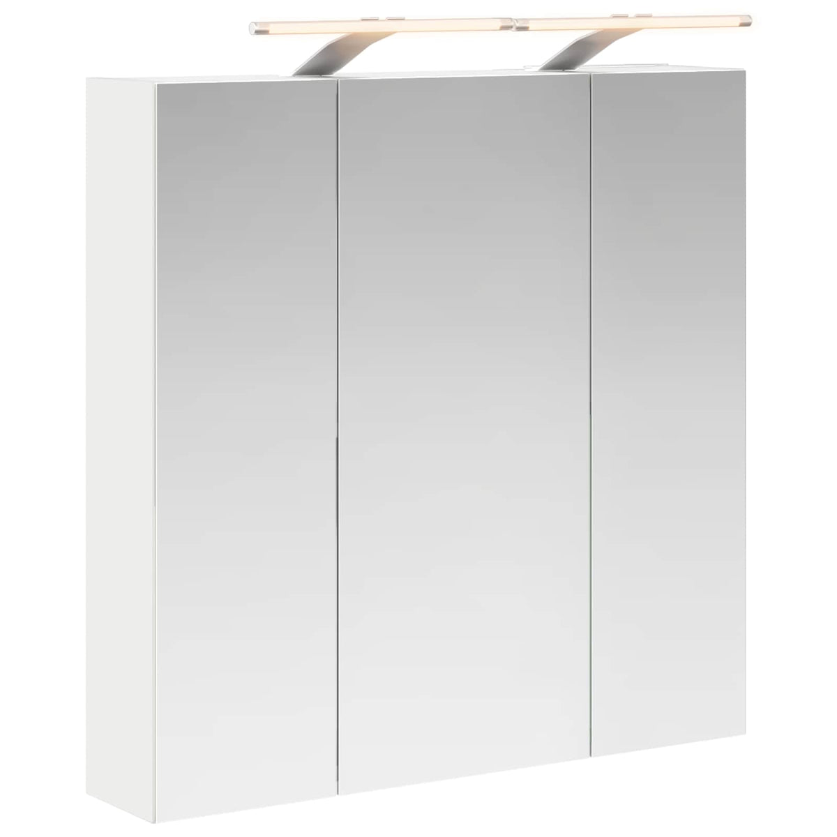 Bathroom Mirror Cabinet White 70 x 14.5 x 70 cm Engineered wood