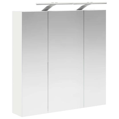 Bathroom Mirror Cabinet White 70 x 14.5 x 70 cm Engineered wood