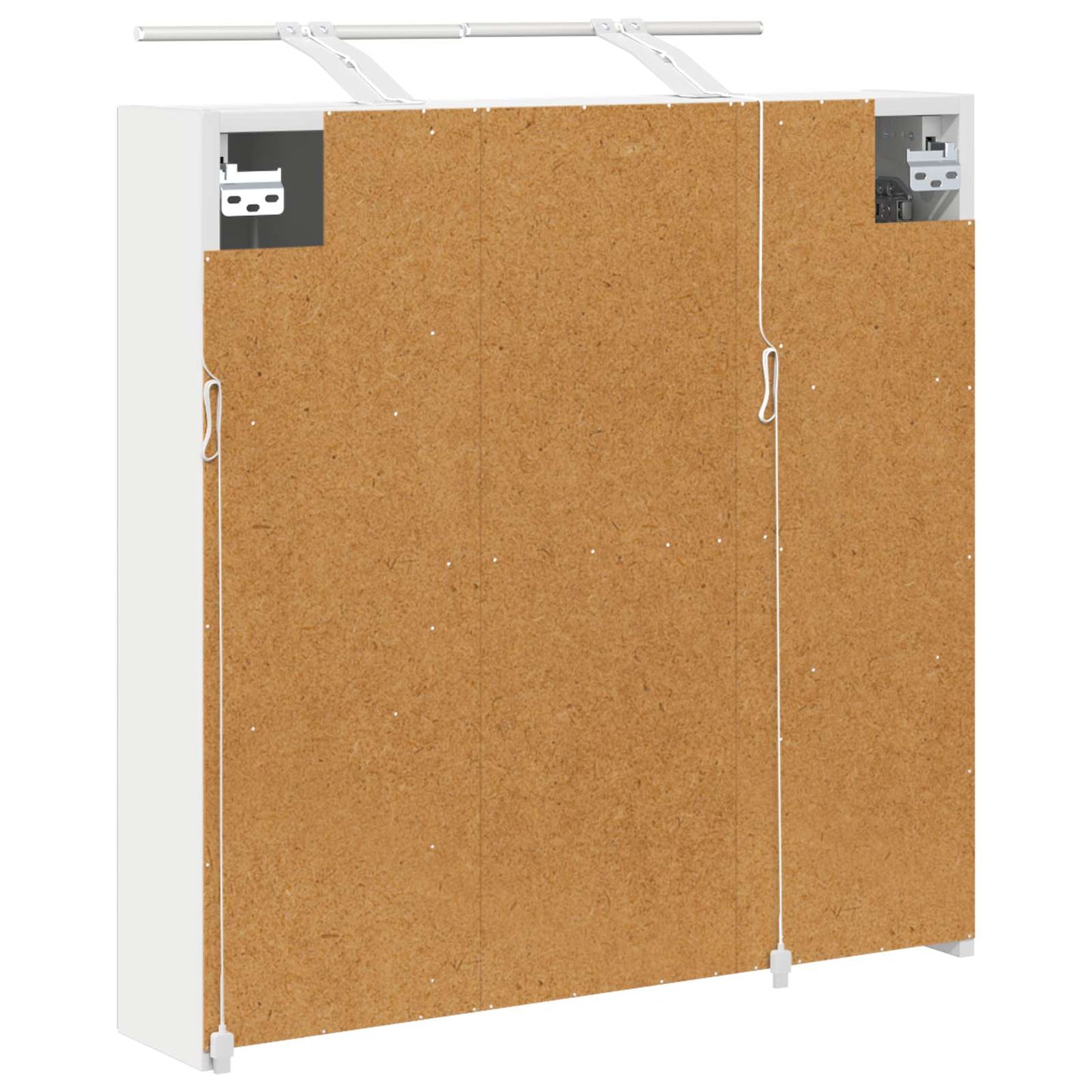 Bathroom Mirror Cabinet White 70 x 14.5 x 70 cm Engineered wood