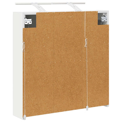 Bathroom Mirror Cabinet White 70 x 14.5 x 70 cm Engineered wood