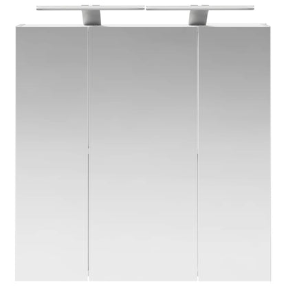Bathroom Mirror Cabinet White 70 x 14.5 x 70 cm Engineered wood