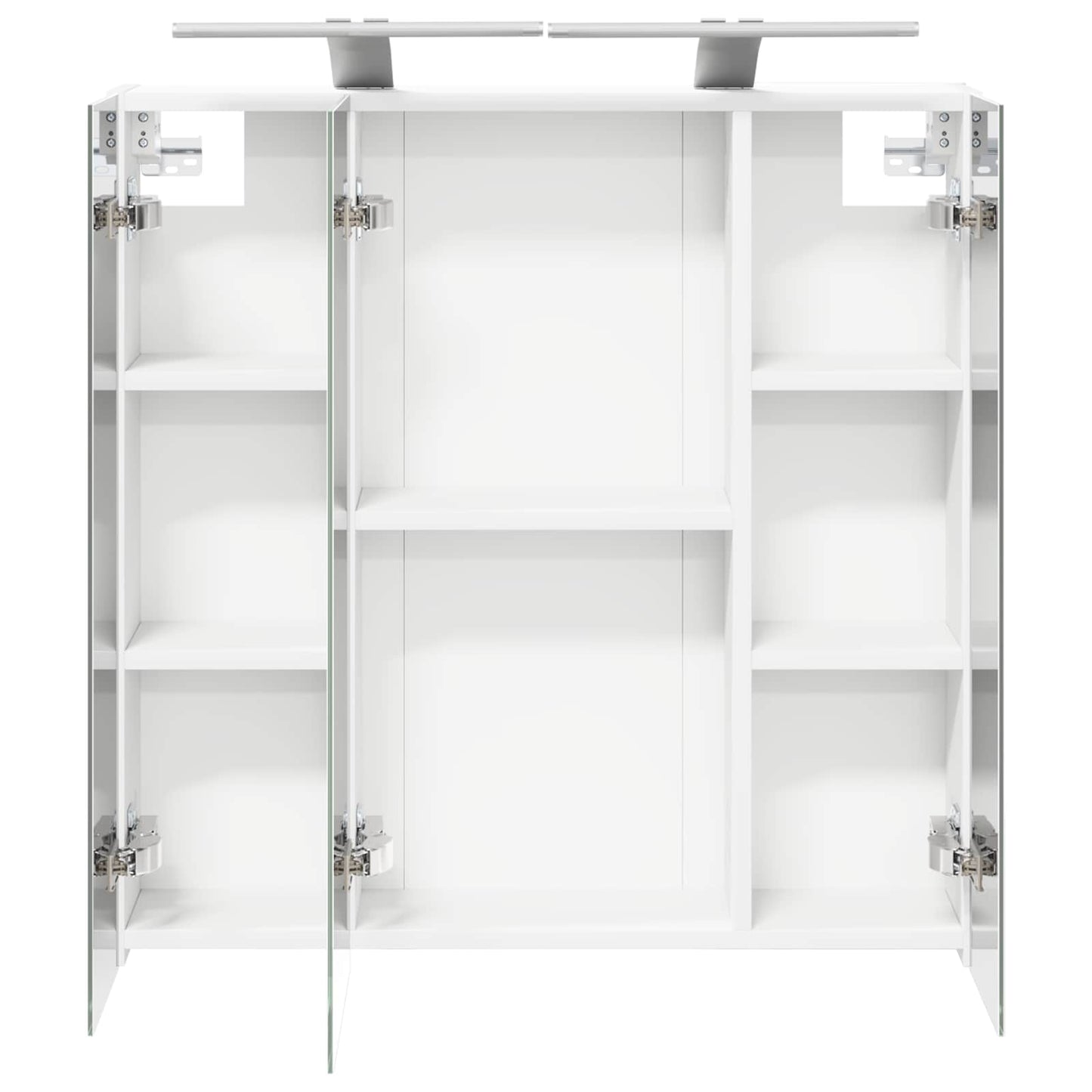 Bathroom Mirror Cabinet White 70 x 14.5 x 70 cm Engineered wood