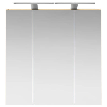 Bathroom Mirror Cabinet Sonoma Oak 70 x 14.5 x 70 cm