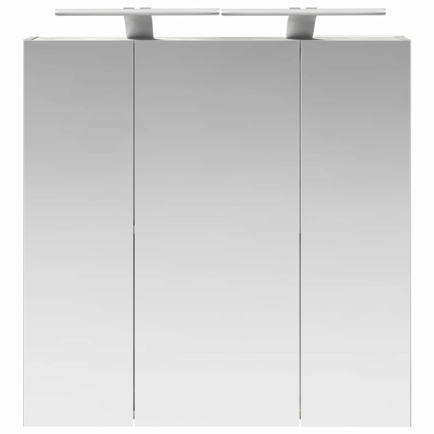 Bathroom Mirror Cabinet Concrete Grey 70 x 14.5 x 70 cm