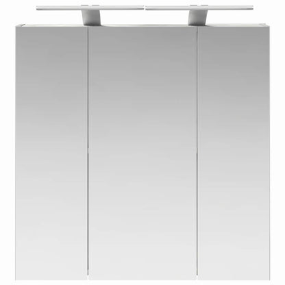 Bathroom Mirror Cabinet Concrete Grey 70 x 14.5 x 70 cm