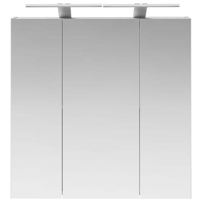 Bathroom Mirror Cabinet Grey Sonoma 70 x 14.5 x 70 cm