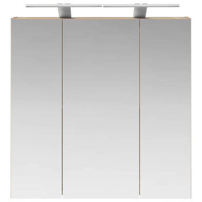 Bathroom Mirror Cabinet Artisian Oak 70 x 14.5 x 70 cm