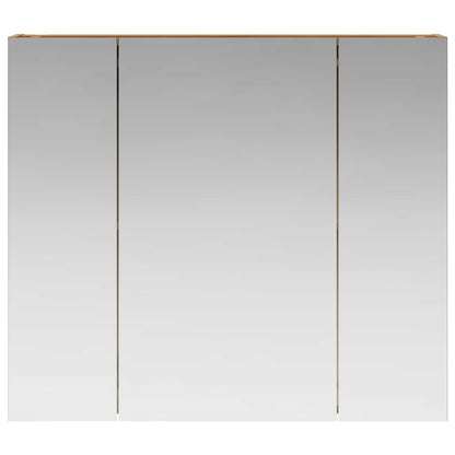 Bathroom Mirror Cabinet Artisian Oak 80 x 14.5 x 70 cm