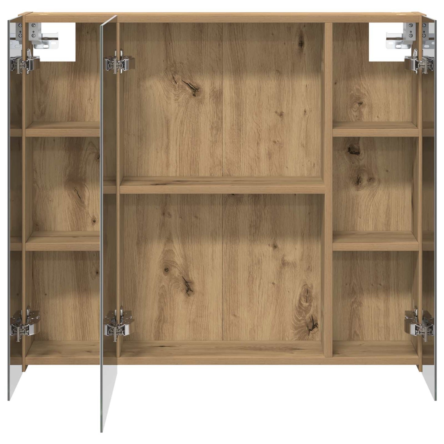 Bathroom Mirror Cabinet Artisian Oak 80 x 14.5 x 70 cm