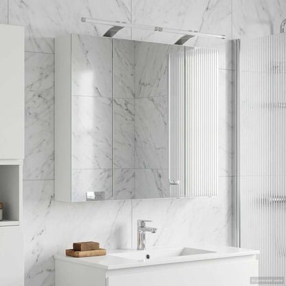 Bathroom Mirror Cabinet White 80 x 14.5 x 70 cm Engineered wood