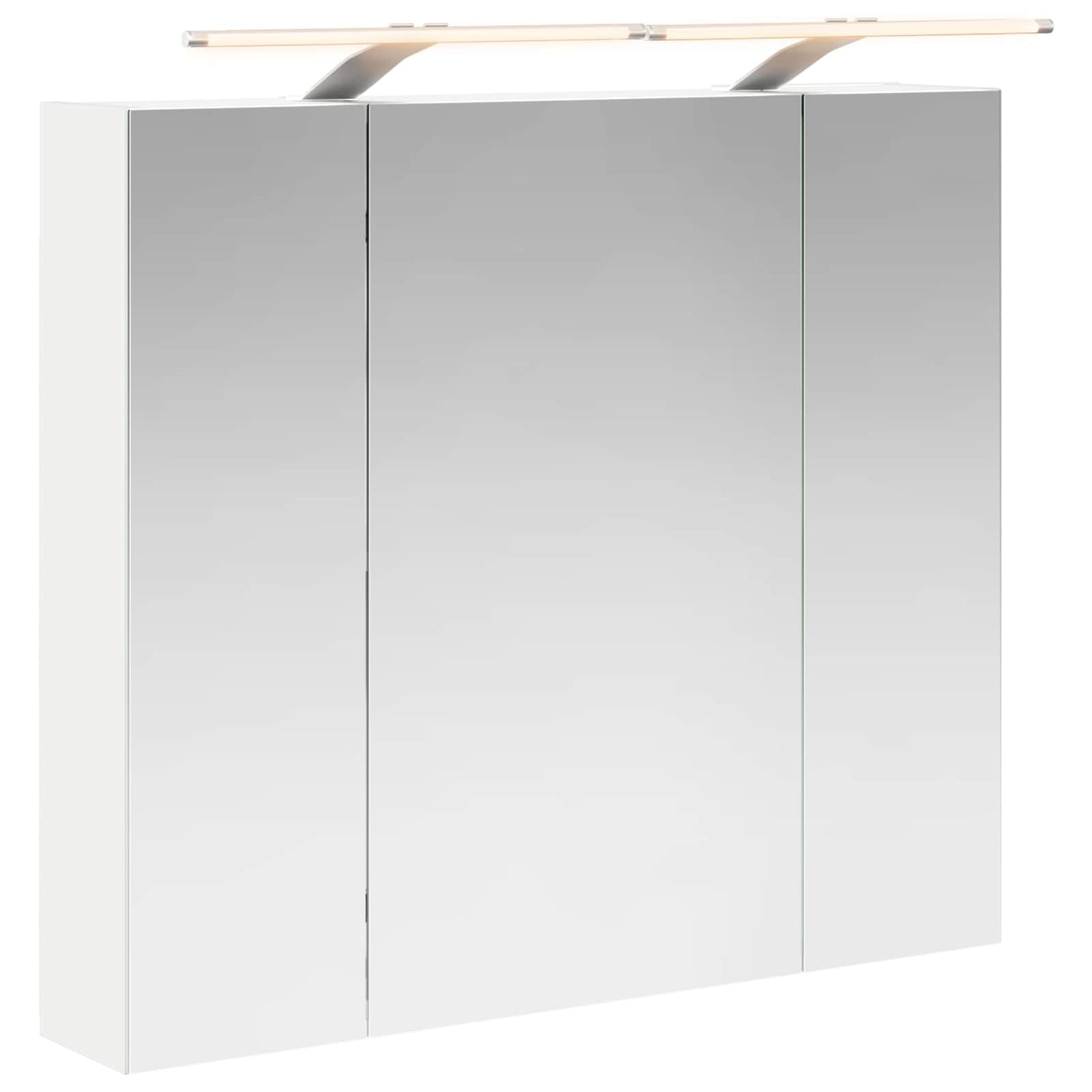 Bathroom Mirror Cabinet White 80 x 14.5 x 70 cm Engineered wood