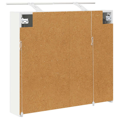 Bathroom Mirror Cabinet White 80 x 14.5 x 70 cm Engineered wood