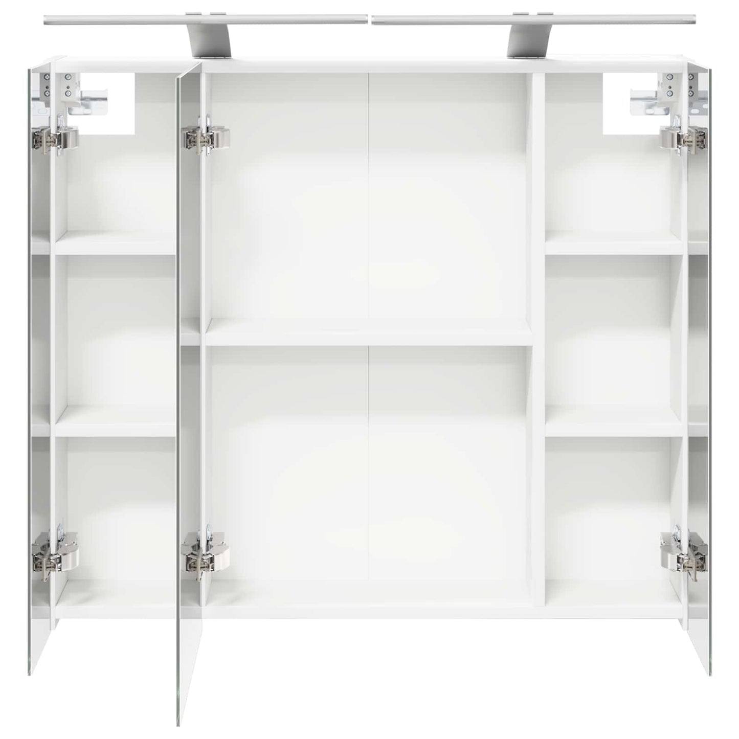 Bathroom Mirror Cabinet White 80 x 14.5 x 70 cm Engineered wood