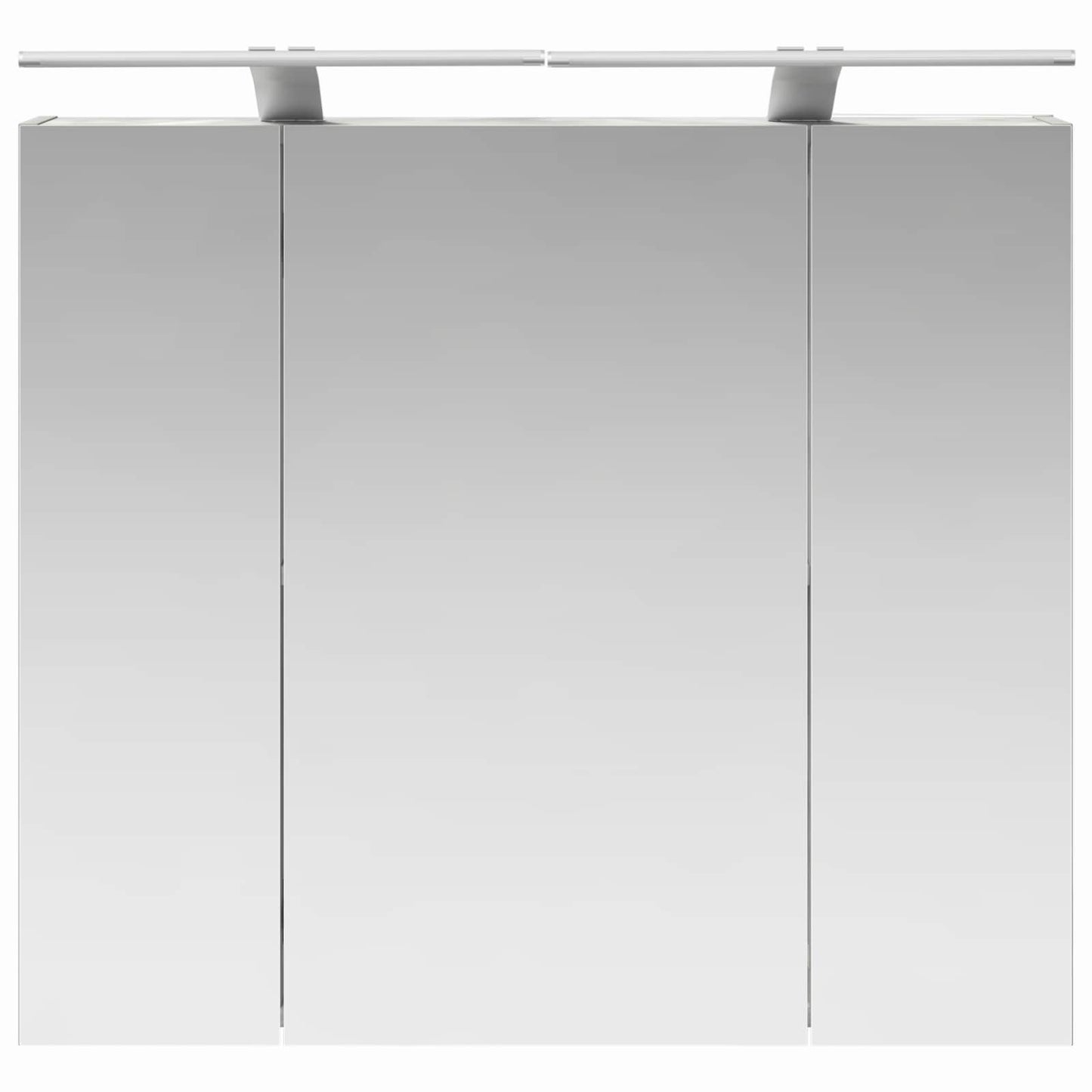 Bathroom Mirror Cabinet Black Oak 80 x 14.5 x 70 cm