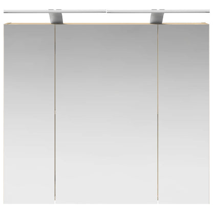 Bathroom Mirror Cabinet Sonoma Oak 80 x 14.5 x 70 cm