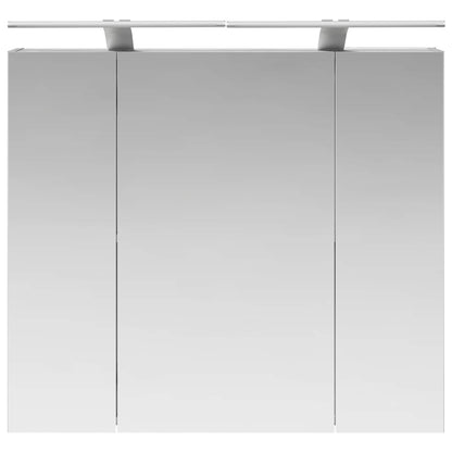 Bathroom Mirror Cabinet Grey Sonoma 80 x 14.5 x 70 cm