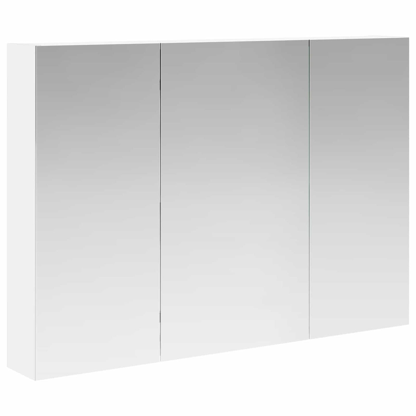 Bathroom Mirror Cabinet White 100 x 14.5 x 70 cm