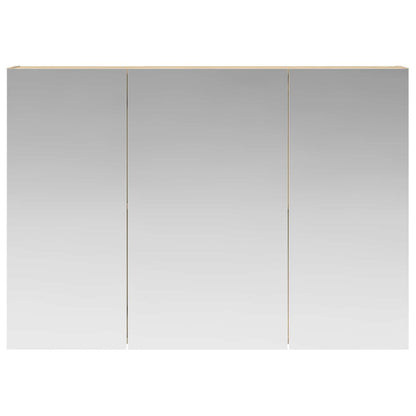 Bathroom Mirror Cabinet Sonoma Oak 100 x 14.5 x 70 cm