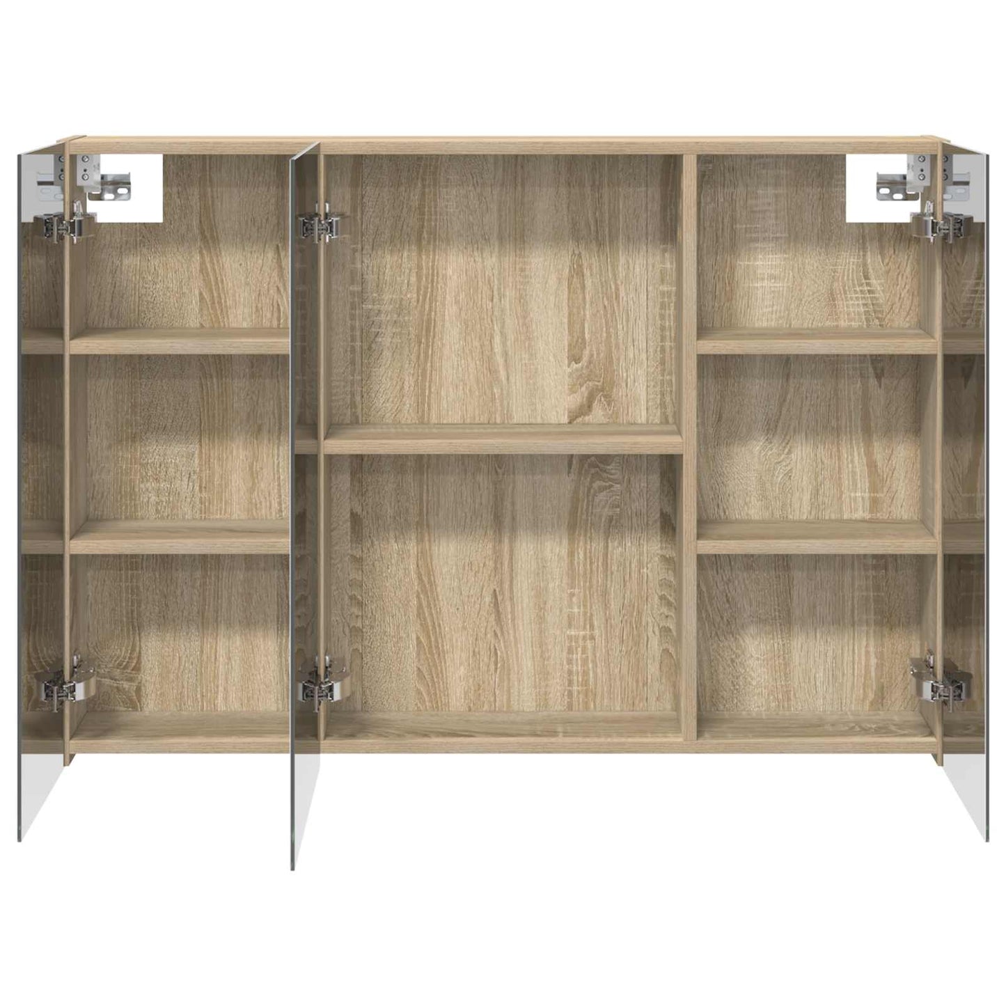 Bathroom Mirror Cabinet Sonoma Oak 100 x 14.5 x 70 cm