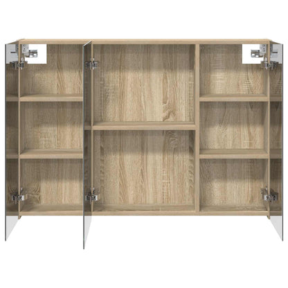 Bathroom Mirror Cabinet Sonoma Oak 100 x 14.5 x 70 cm