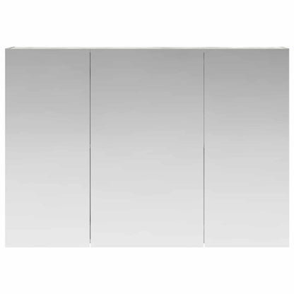 Bathroom Mirror Cabinet Concrete Grey 100 x 14.5 x 70 cm