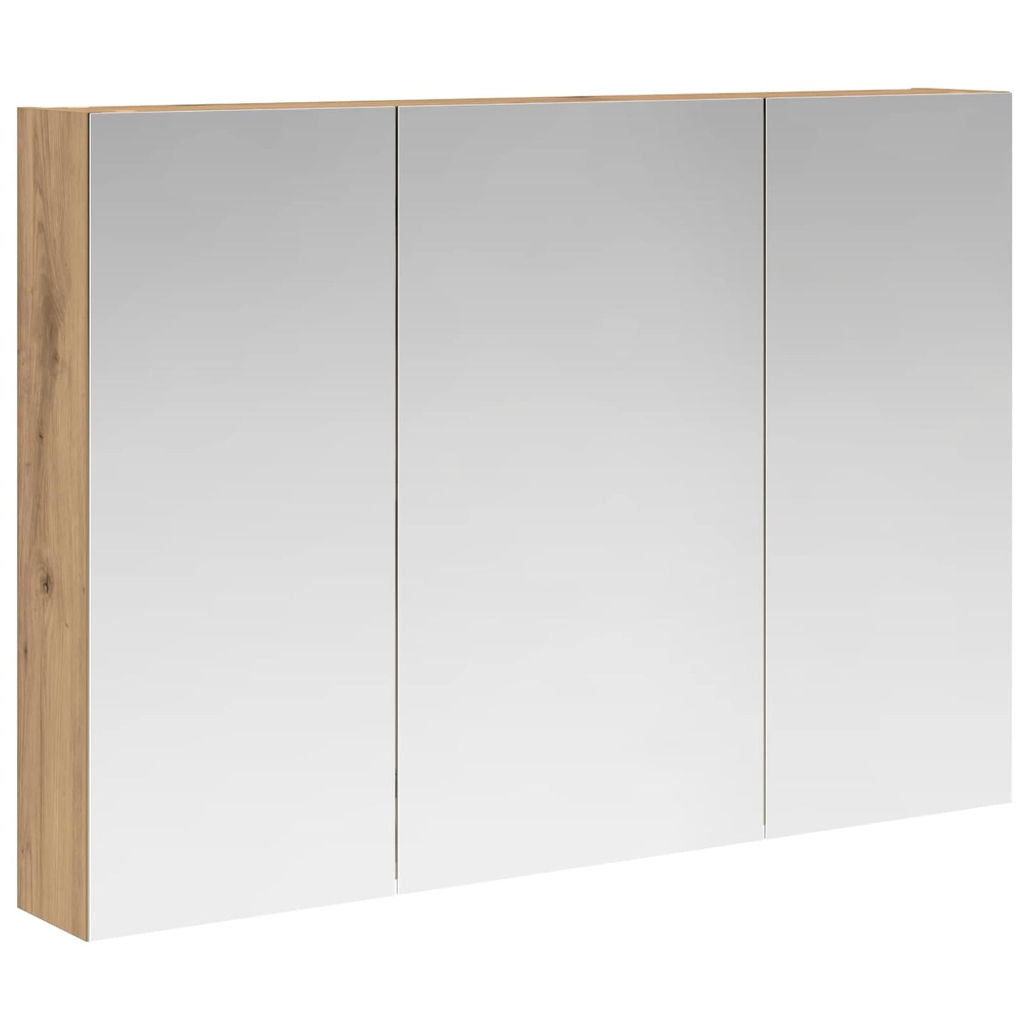 Bathroom Mirror Cabinet Artisian Oak 100 x 14.5 x 70 cm