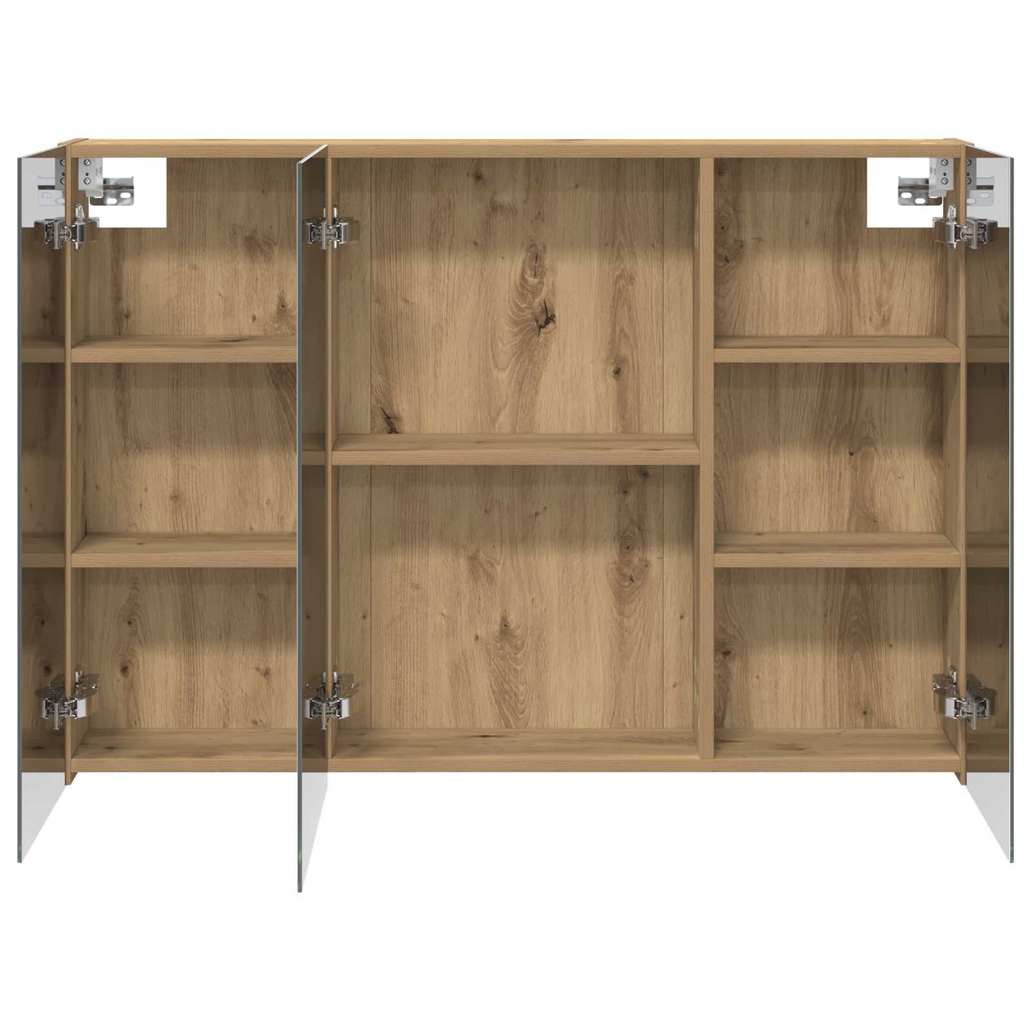 Bathroom Mirror Cabinet Artisian Oak 100 x 14.5 x 70 cm