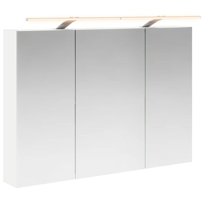 Bathroom Mirror Cabinet White 100 x 14.5 x 70 cm