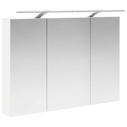 Bathroom Mirror Cabinet White 100 x 14.5 x 70 cm