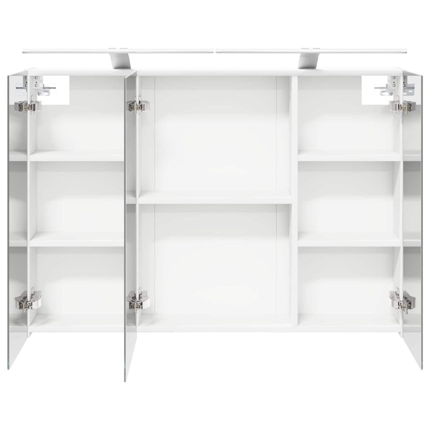 Bathroom Mirror Cabinet White 100 x 14.5 x 70 cm