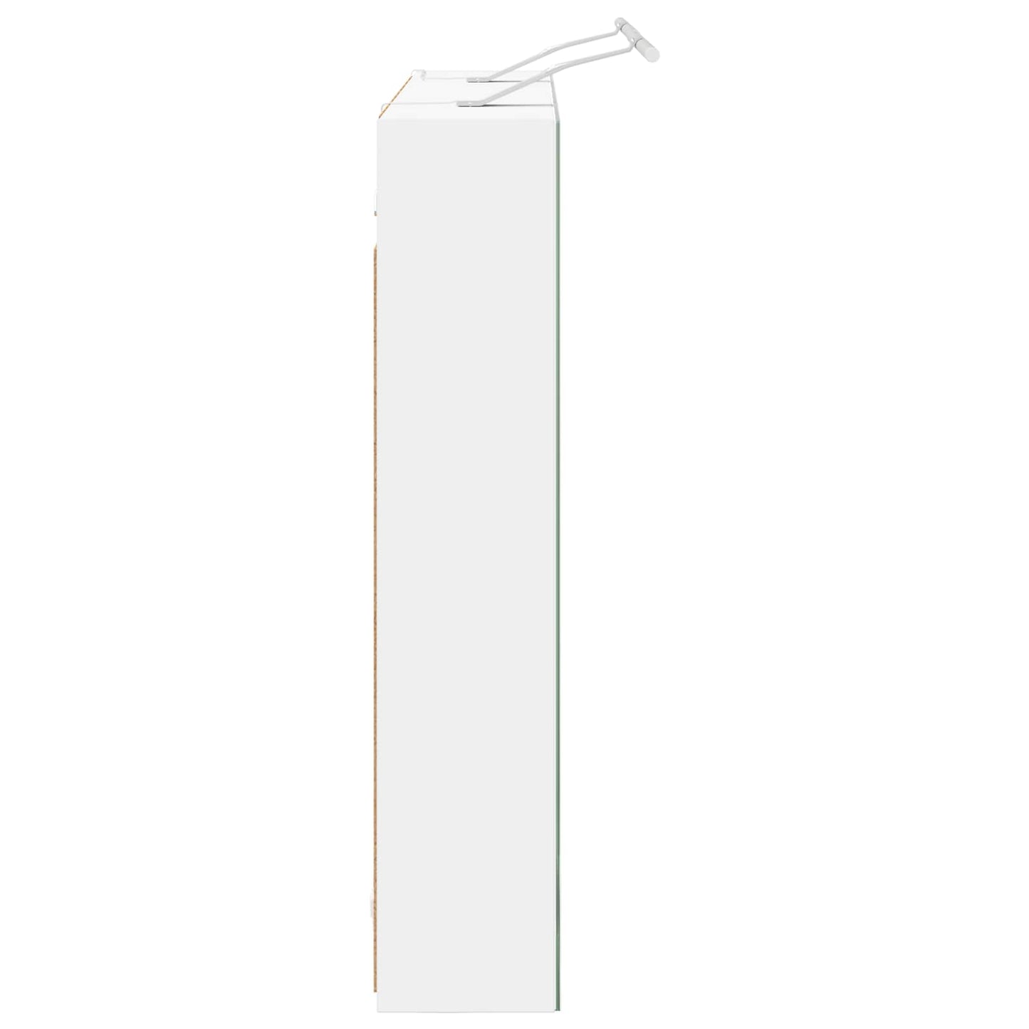 Bathroom Mirror Cabinet White 100 x 14.5 x 70 cm